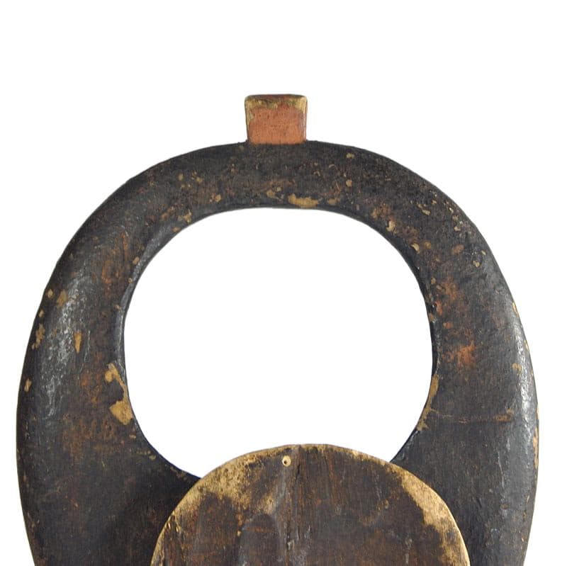 Rzeźba plemienna Mama Kantana, brązowo-czarna, drewno, Nigeria, XX w. - 324008