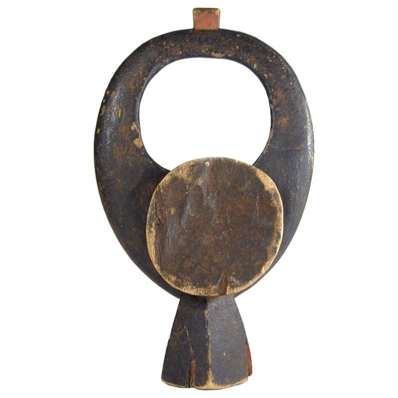 Rzeźba plemienna Mama Kantana, brązowo-czarna, drewno, Nigeria, XX w. - 322432