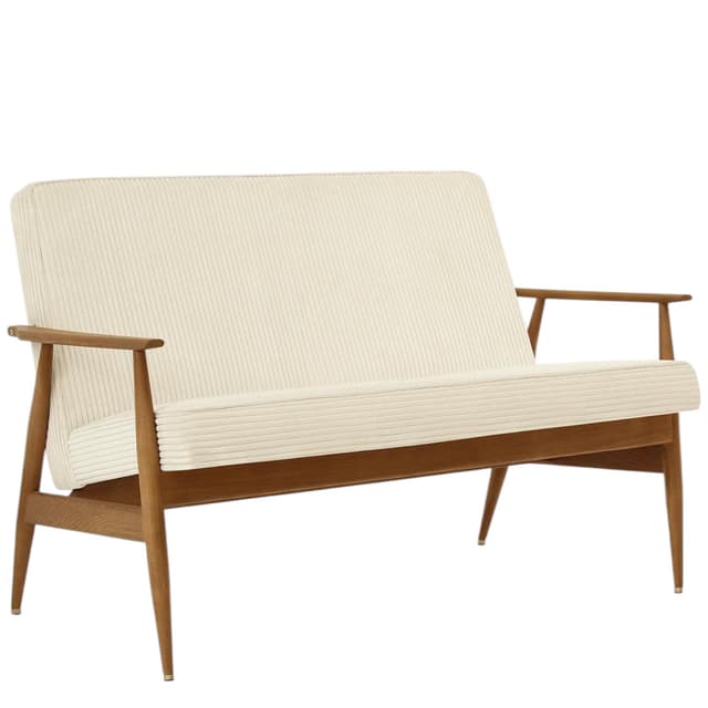 Sofa Fox, Cord Creme, jesion 03 Dark, 366 Concept - WYMIARY