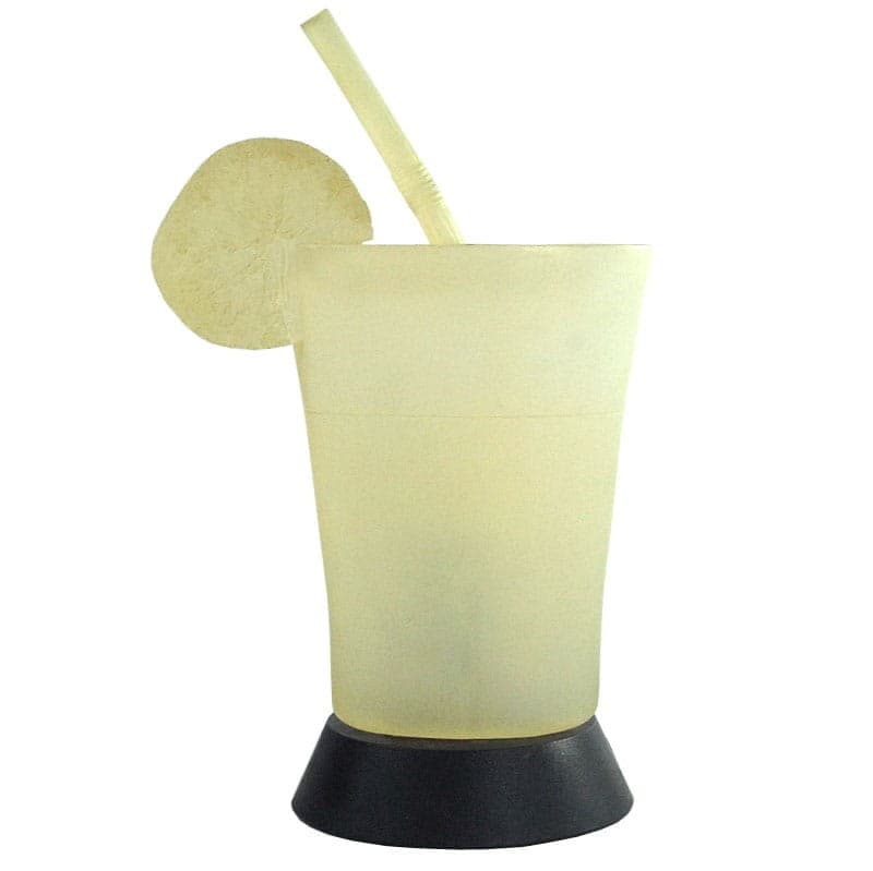 Lampka stołowa pop-art, żółty, plastik, Hiszpania, lata 80. - 322340