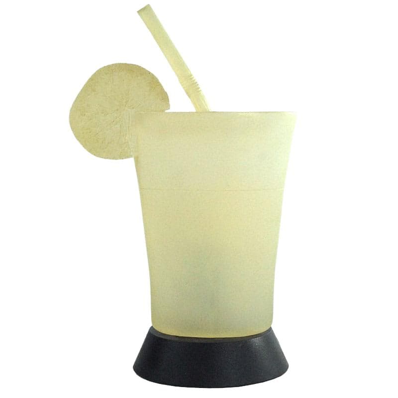 Lampka stołowa pop-art, żółty, plastik, Hiszpania, lata 80. - 323992