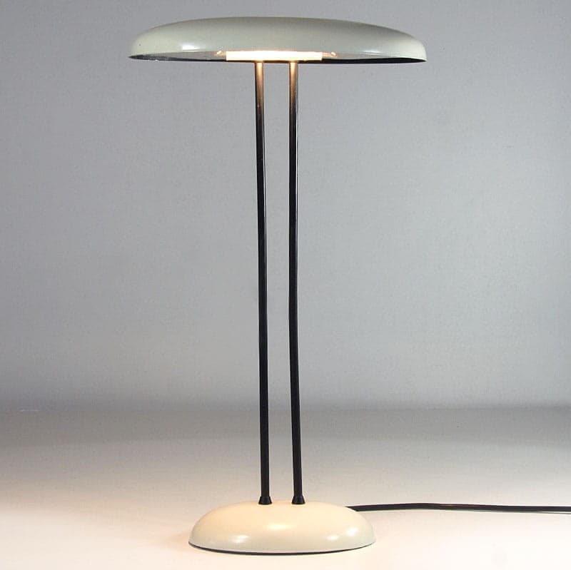 Table lamp, white, metal, Brilliant Leuchten, Germany, 1990s. - 322863