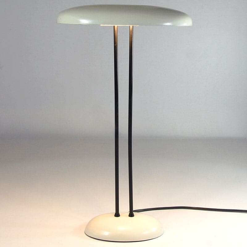 Table lamp, white, metal, Brilliant Leuchten, Germany, 1990s. - 322864