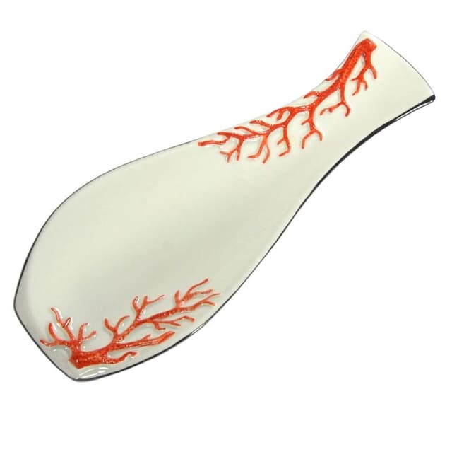 Paterka ceramiczna, biała, ceramika, Włochy, lata 80. - WYMIARY