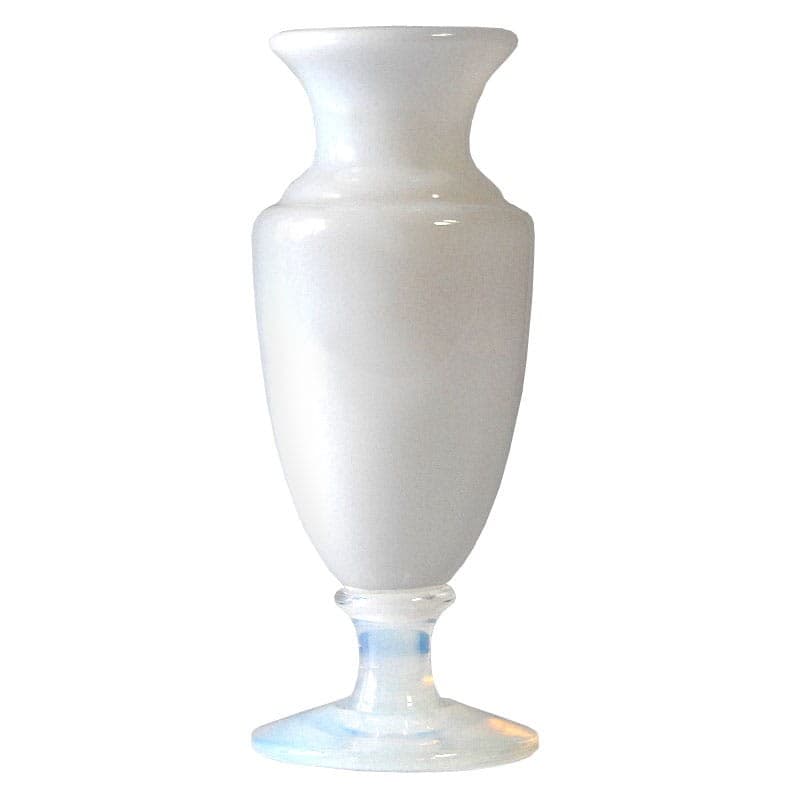 Wazon, szkło mlecznobiałe opalizujące, Sevres, Francja, lata 50. - 323896