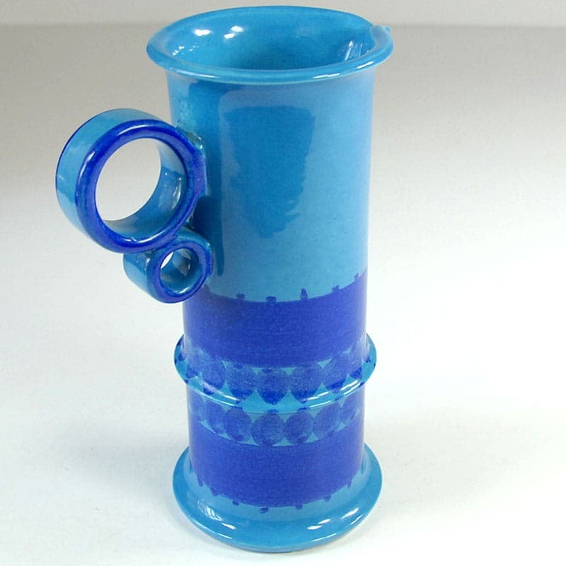 Ceramic vase, blue, by R. Neue, Hutschenreuther, Germany, 1960s. - 323715