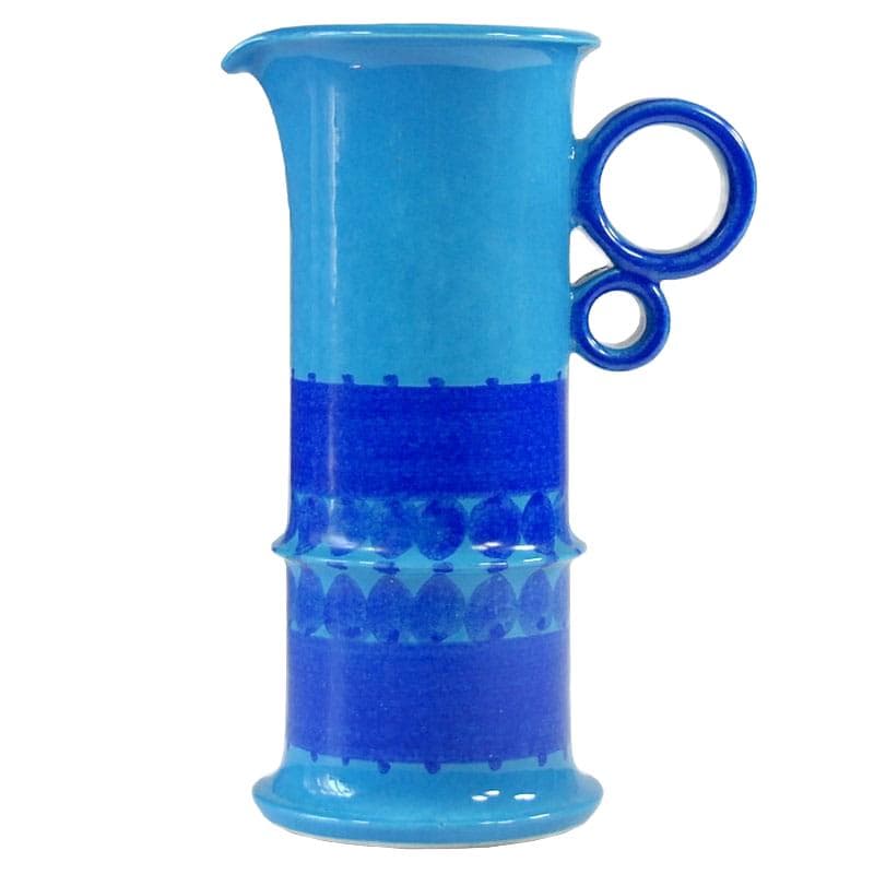 Ceramic vase, blue, by R. Neue, Hutschenreuther, Germany, 1960s.