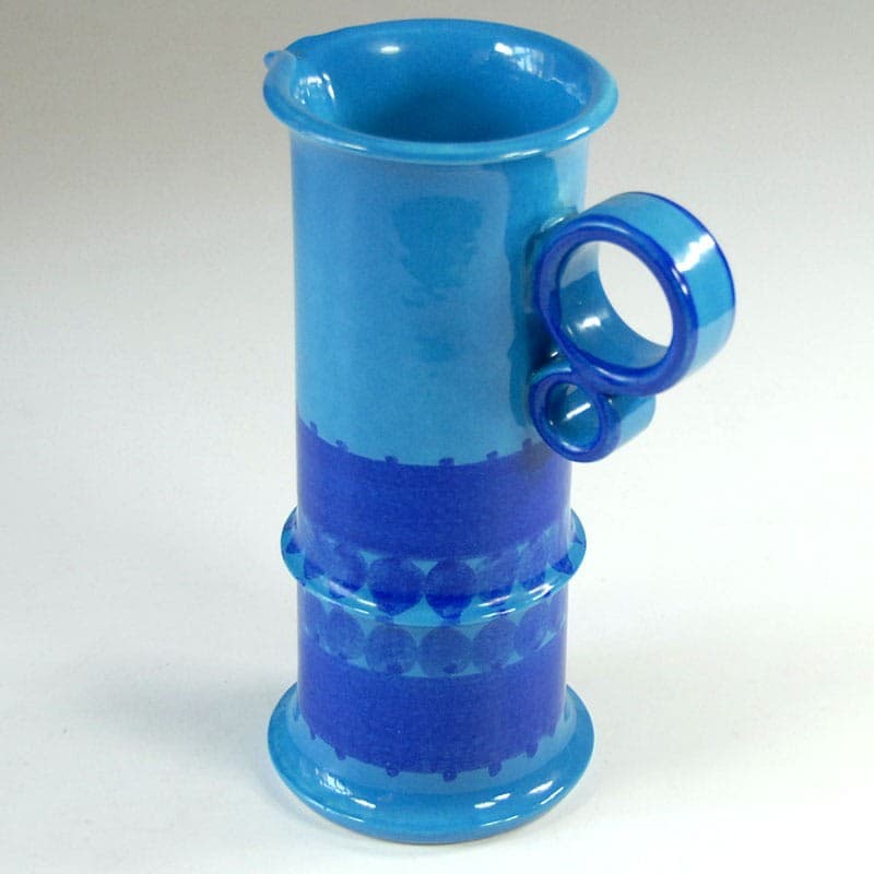 Ceramic vase, blue, by R. Neue, Hutschenreuther, Germany, 1960s. - 323716