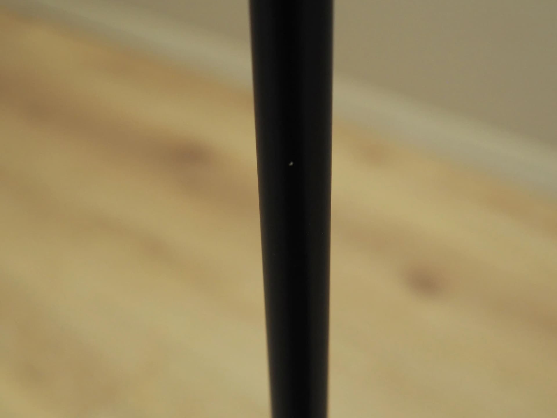 Floor lamp, black metal, white glass, Italy, 1970s - 24275