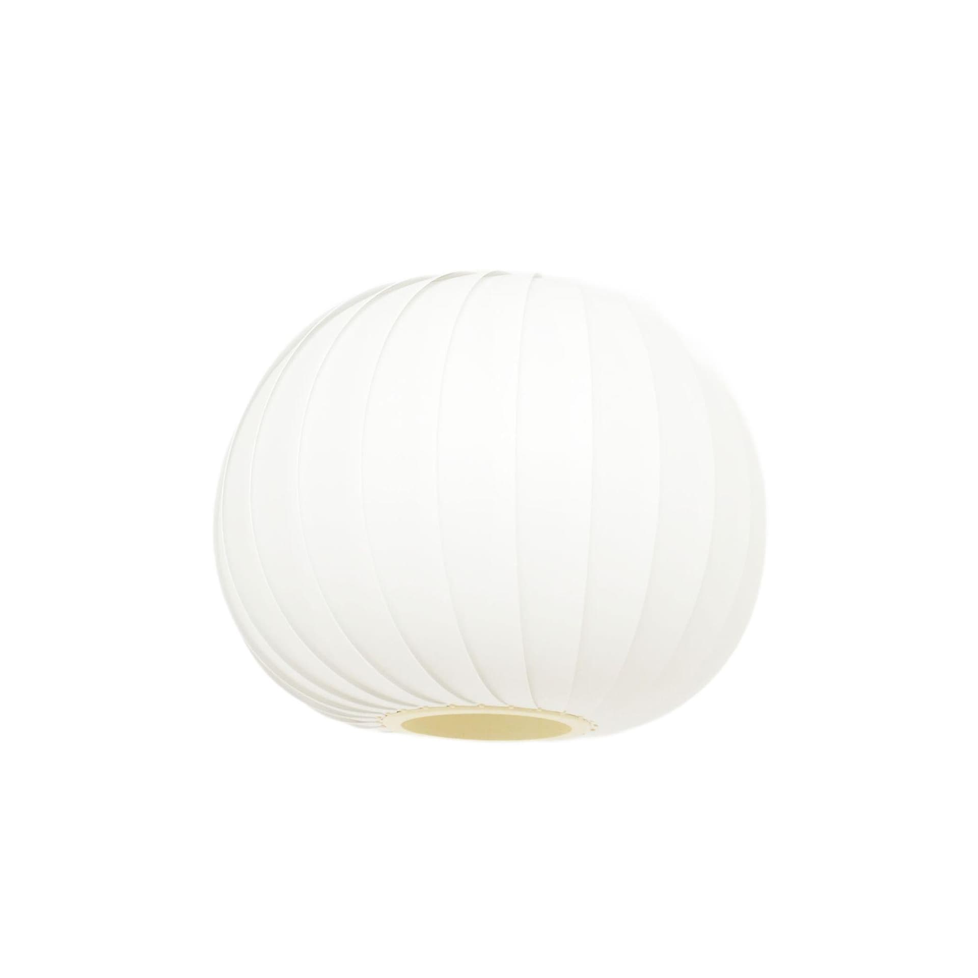 Pendant lamp Menuett, white plastic, by L. Schiøler, Denmark, 1970s.