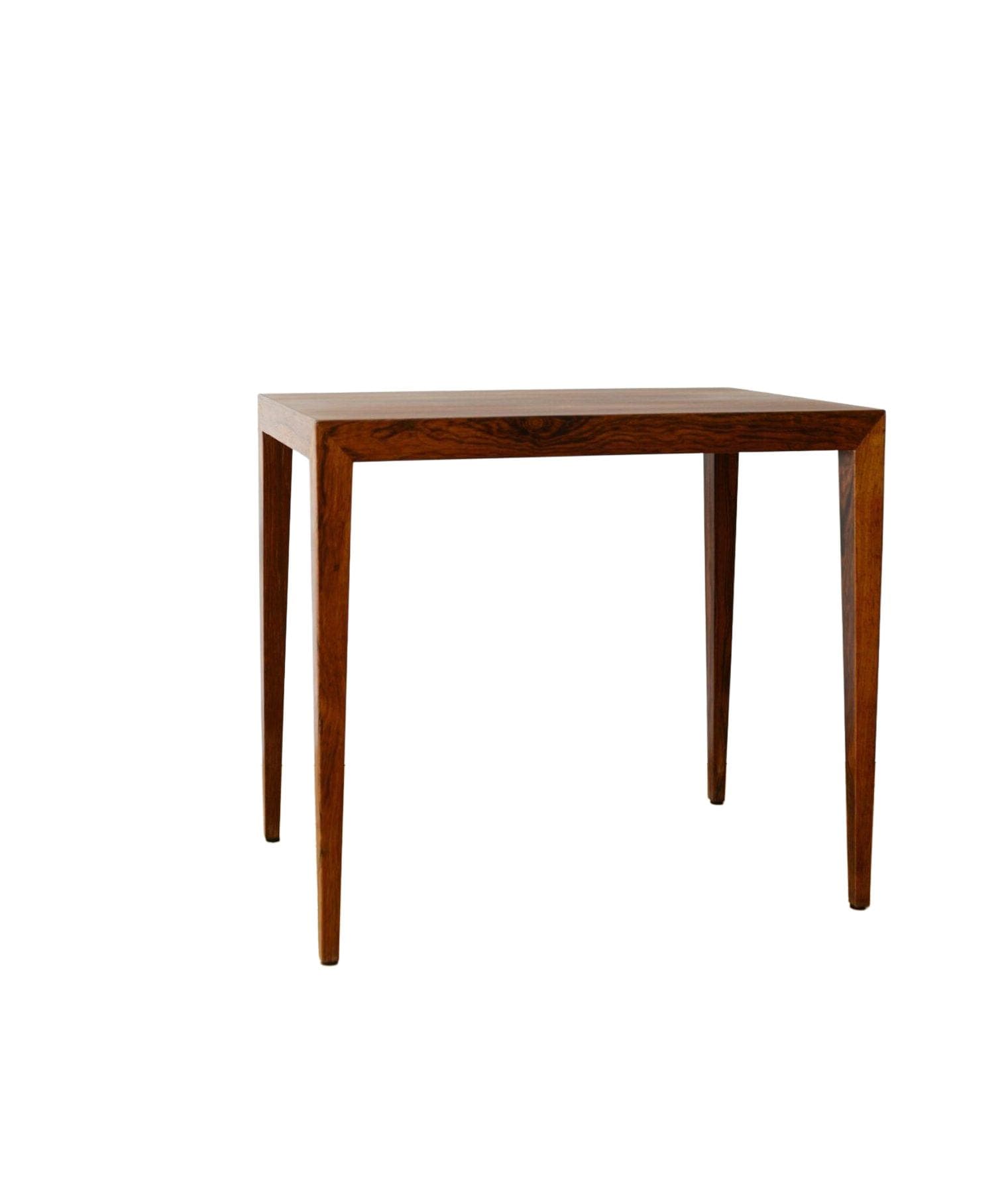 Side table, brown rosewood, Denmark, 1960s.