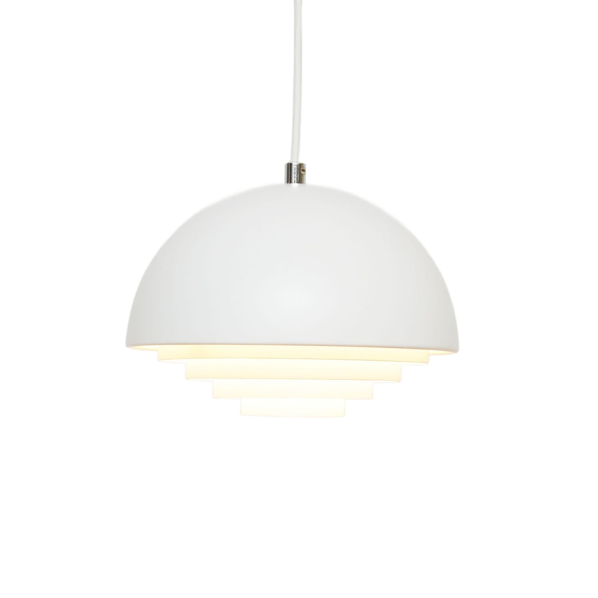Pendant lamp, white metal, Denmark, 1990s.