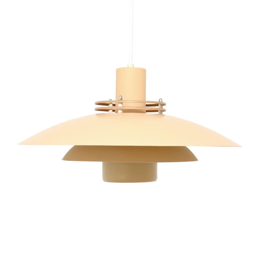 Pendant Lamp Form Light, orange, metal, Form Light, Denmark, 1970s.