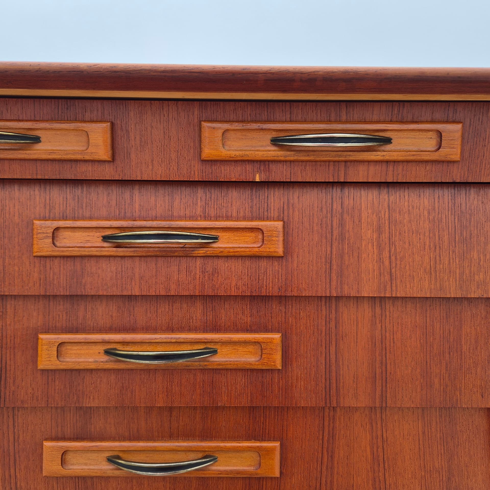 Sideboard, brown teak, Norway, 1960s. - 324933