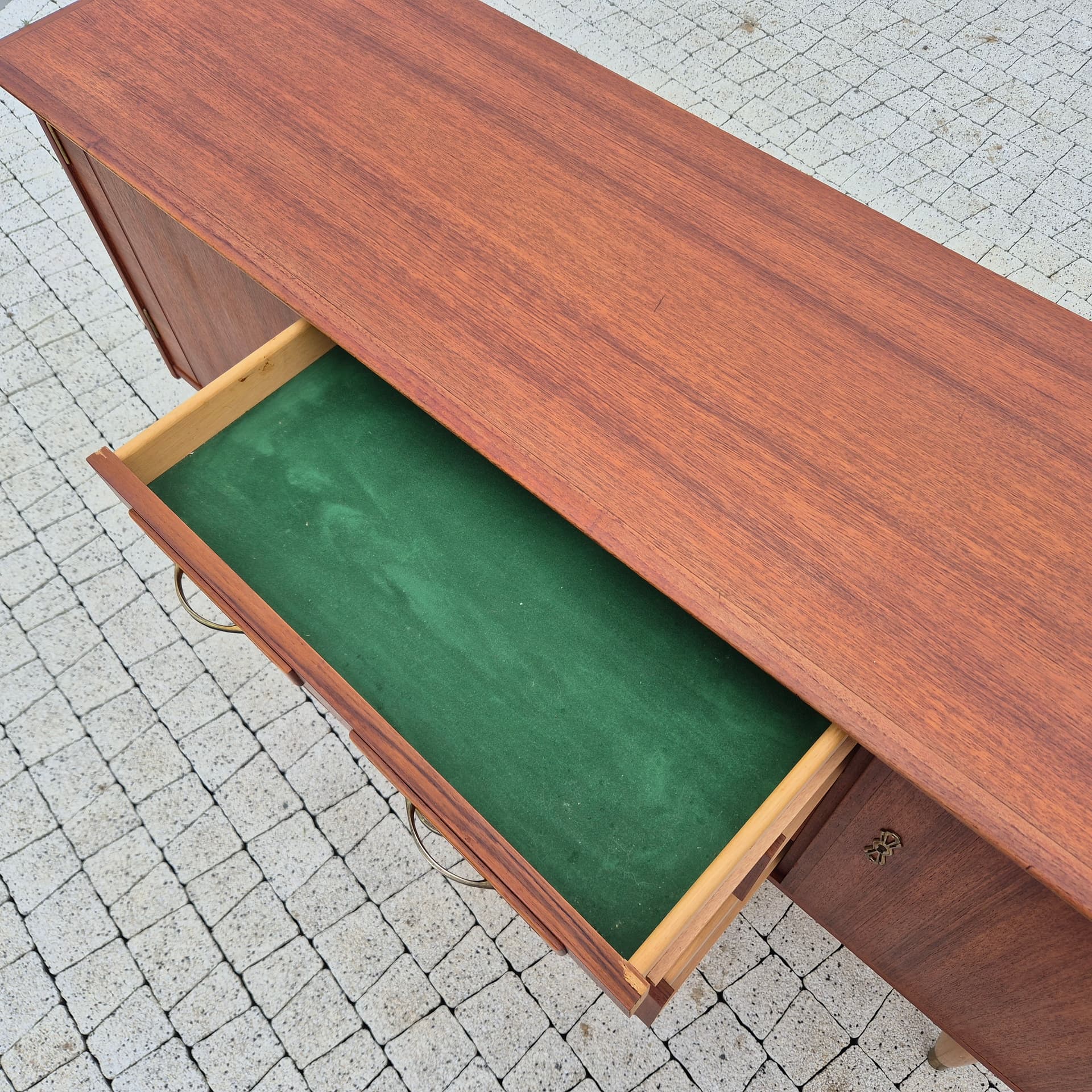 Sideboard, brown teak, Norway, 1960s. - 324942