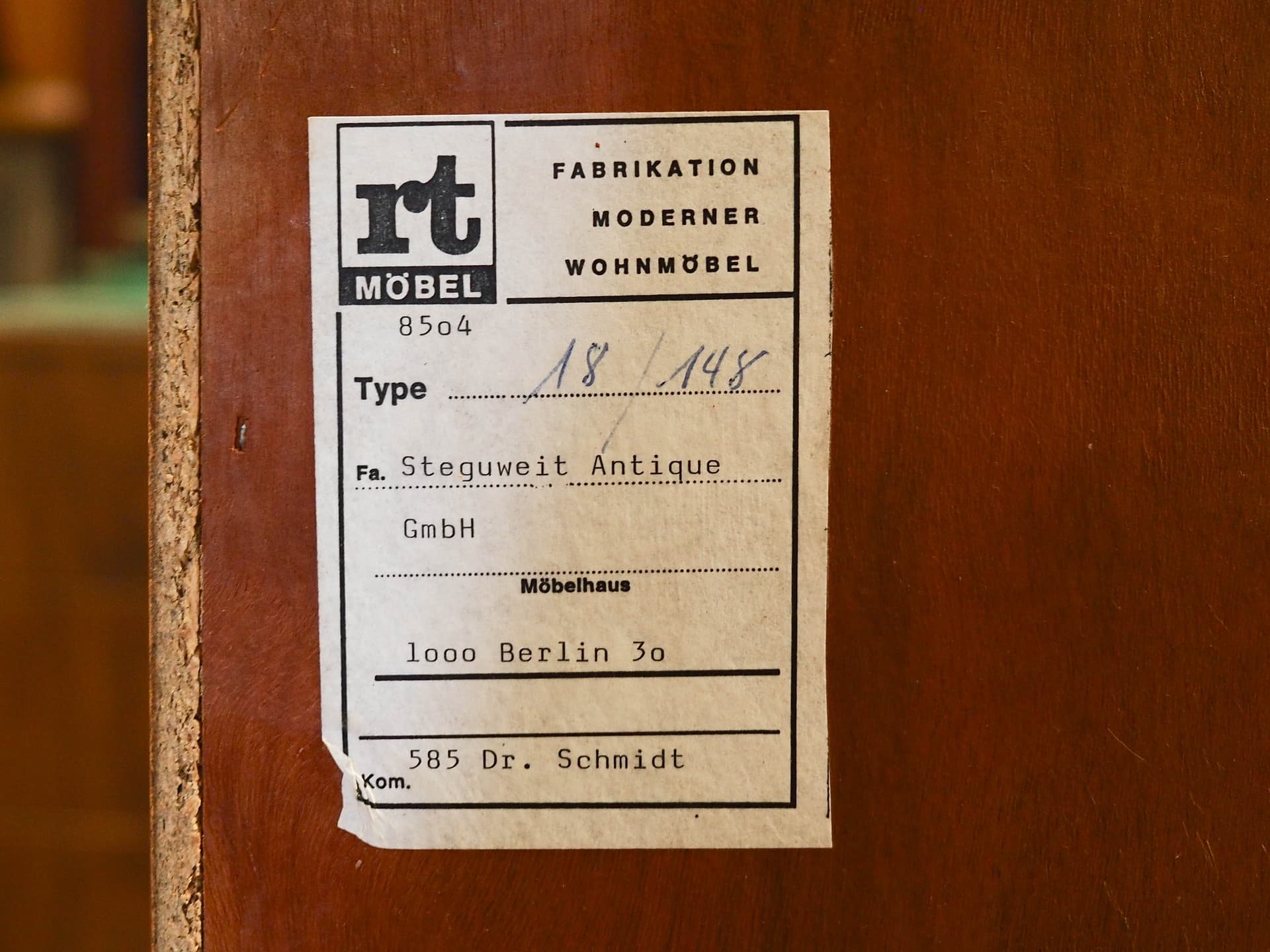Regał, teak brązowy, drewno czarne, RT Möbel, Niemcy, lata 70. - 325015