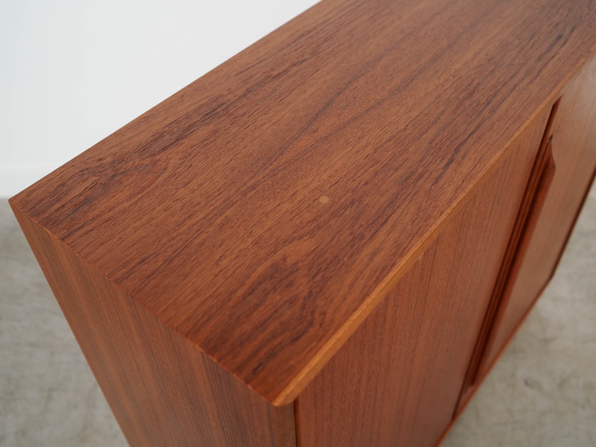 Cabinet, brown teak, Germany, 1970s. - 325021