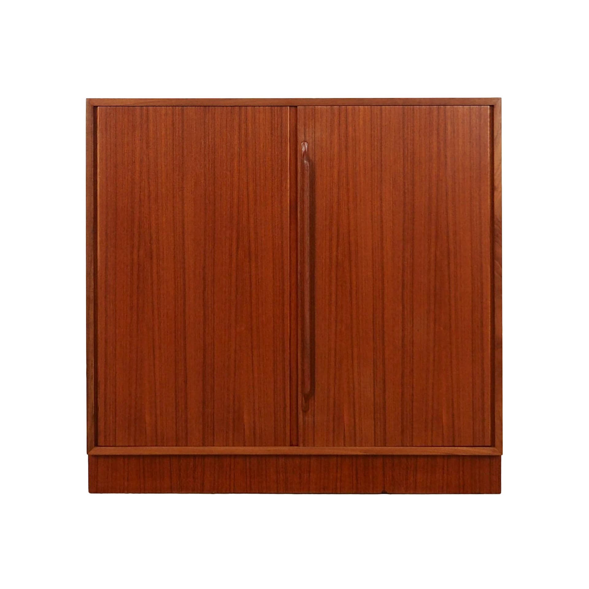 Cabinet, brown teak, Germany, 1970s.