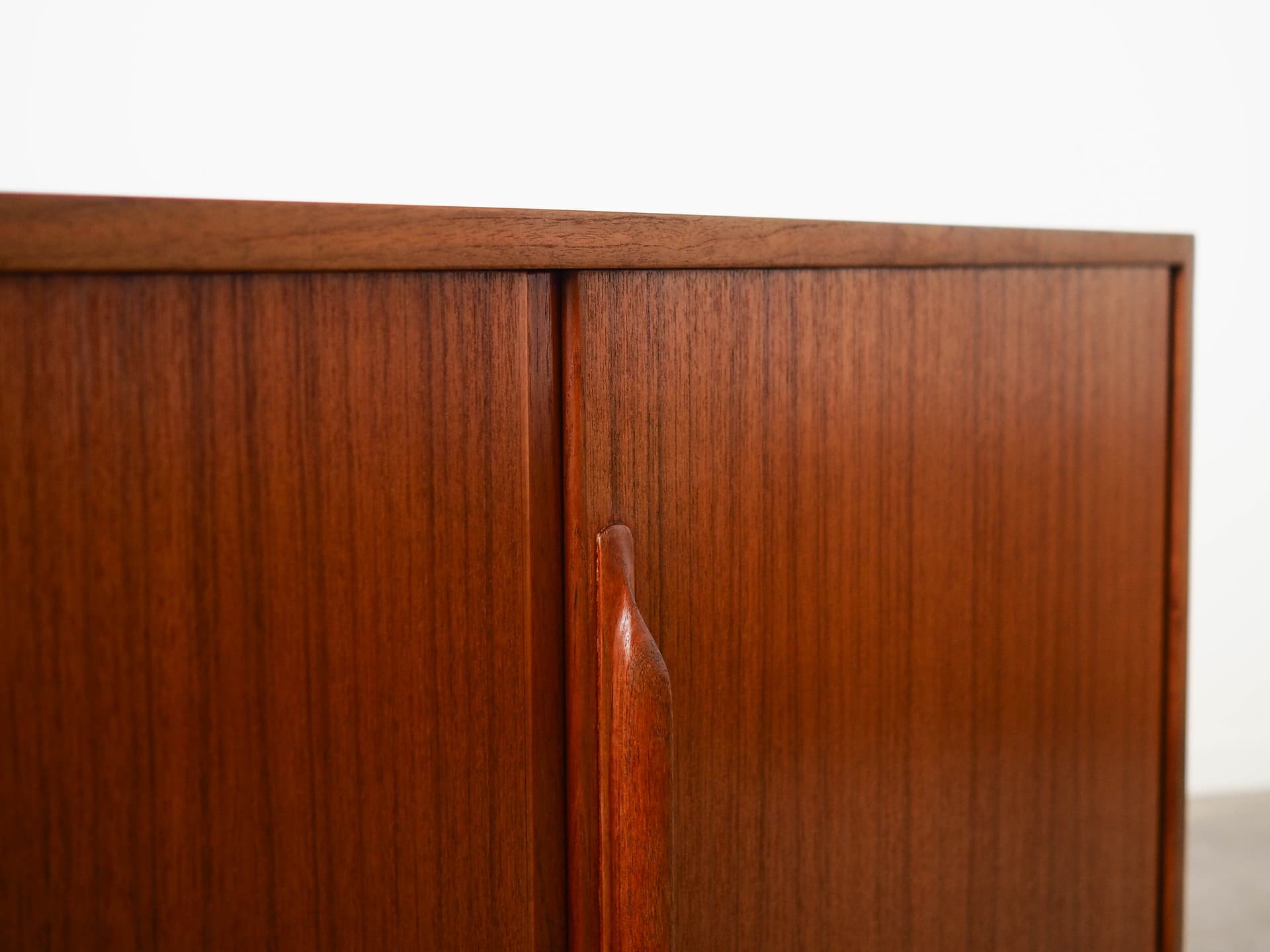 Cabinet, brown teak, Germany, 1970s. - 325028