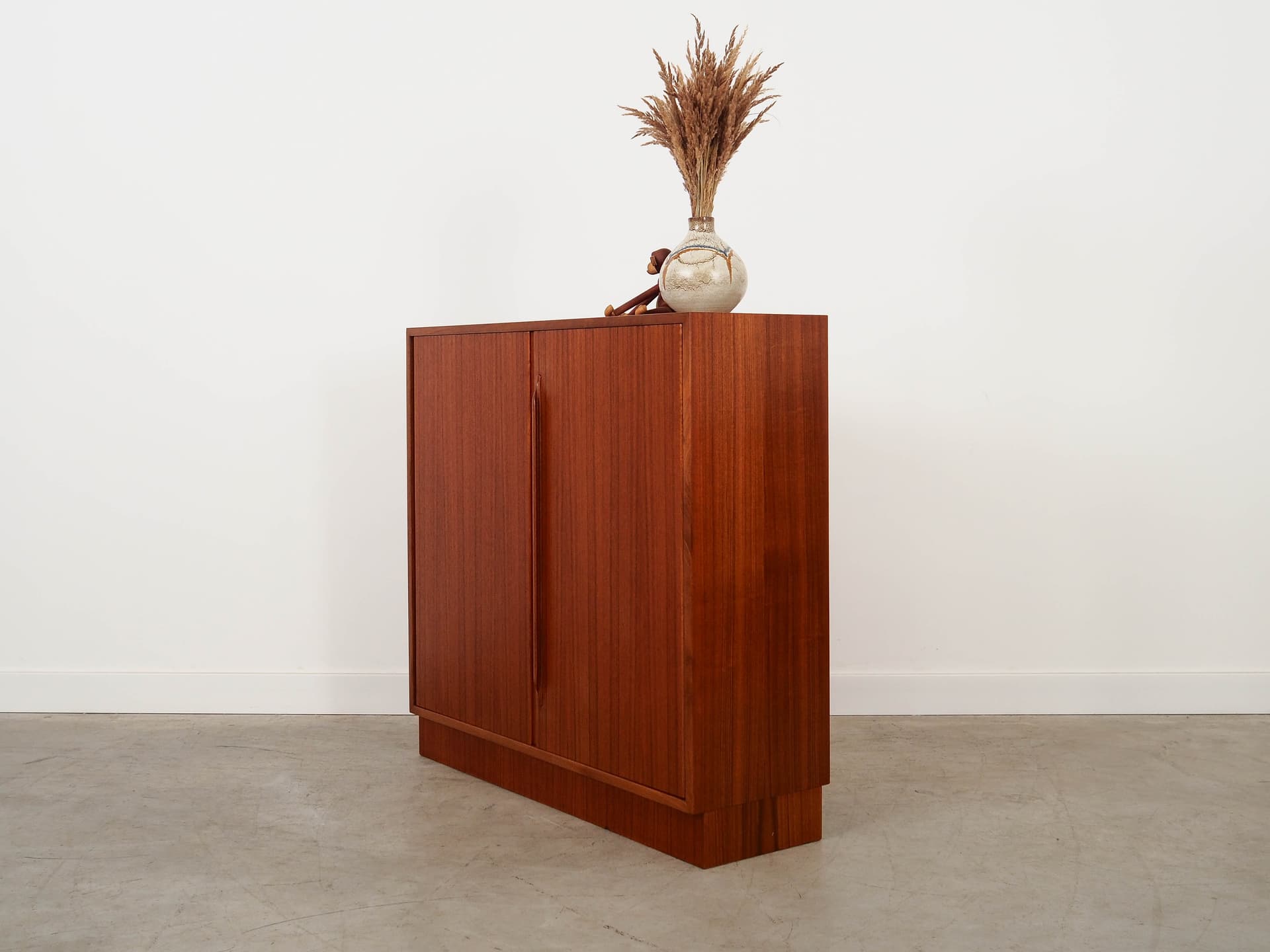 Cabinet, brown teak, Germany, 1970s. - 325018
