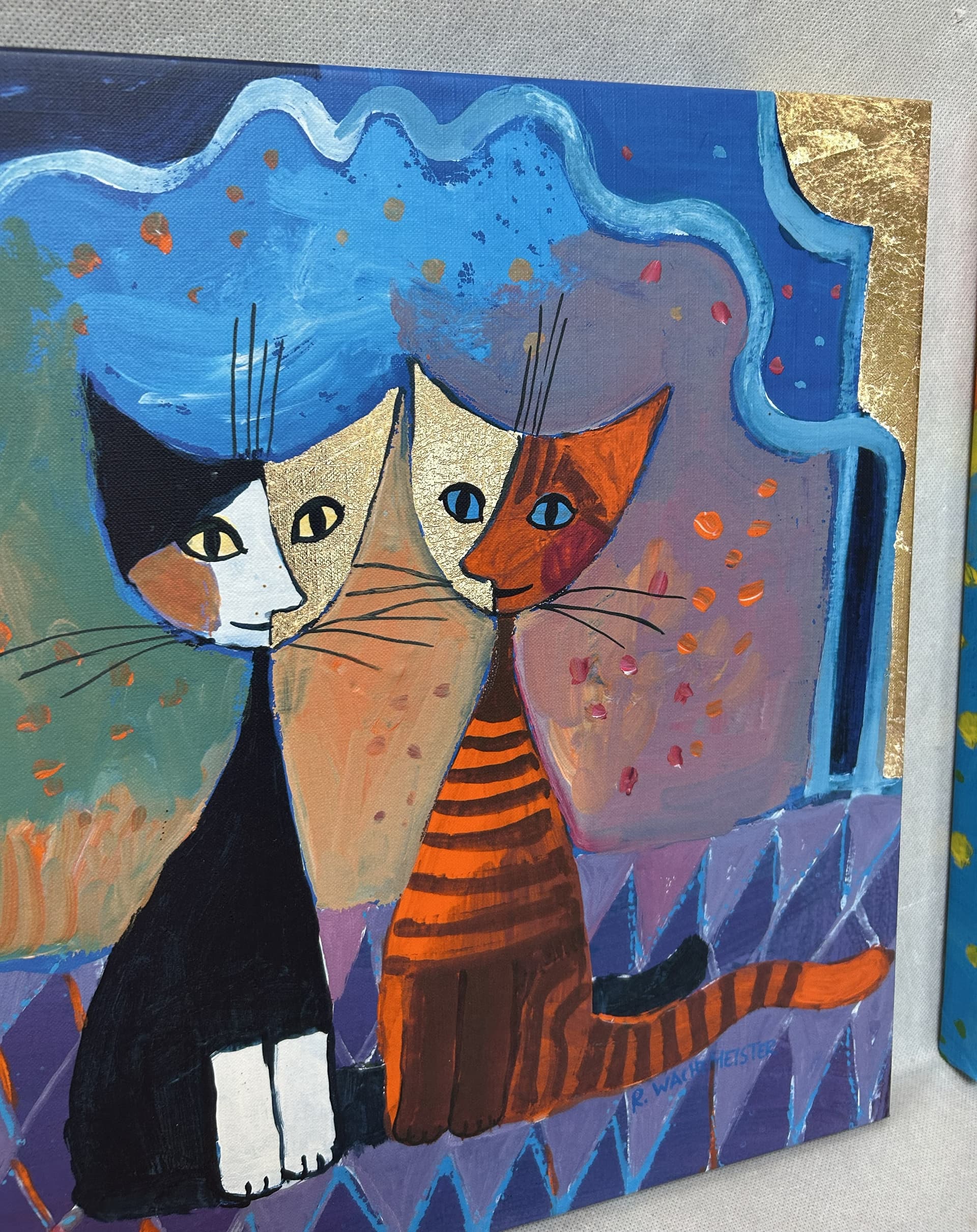 Set of Two Prints, multicolor paper, 1980s. - 325103