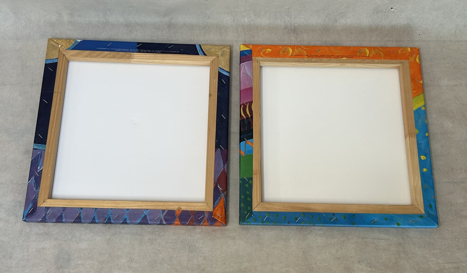 Set of Two Prints, multicolor paper, 1980s. - 325100