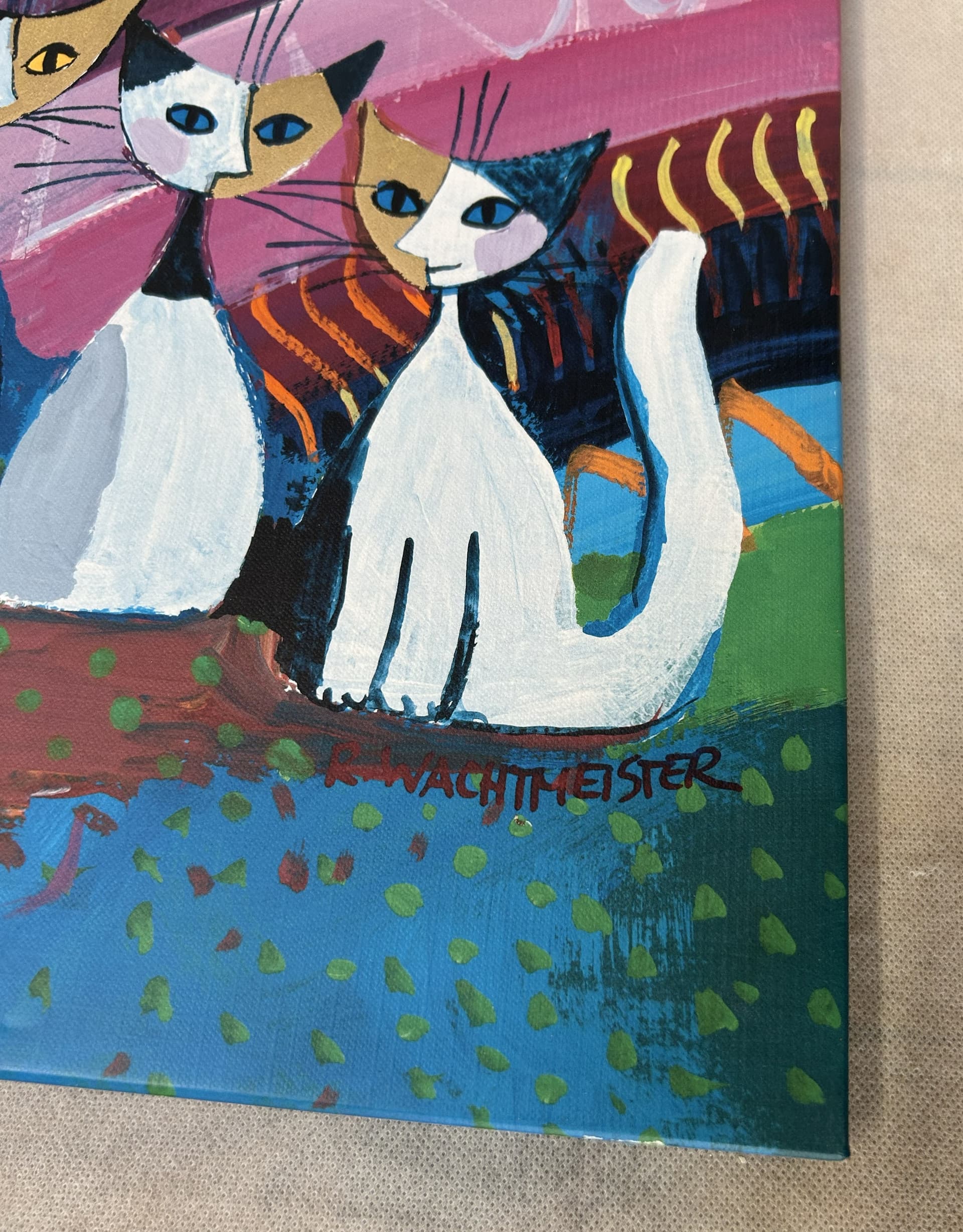 Set of Two Prints, multicolor paper, 1980s. - 325101