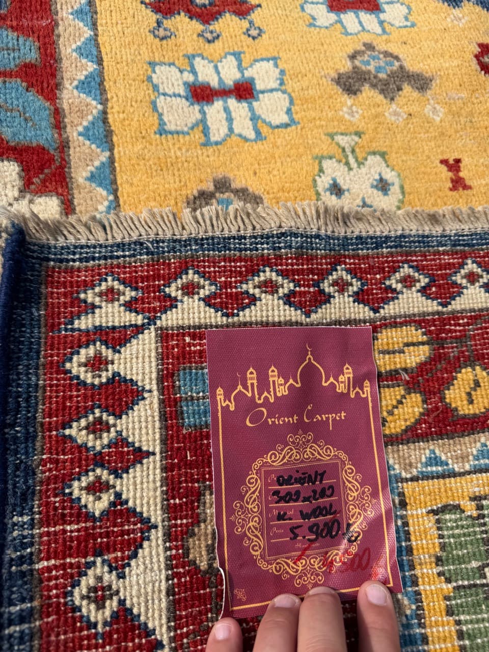 Rug Ziegler Kazak 300x200 cm, multicolor wool, Pakistan - 325131