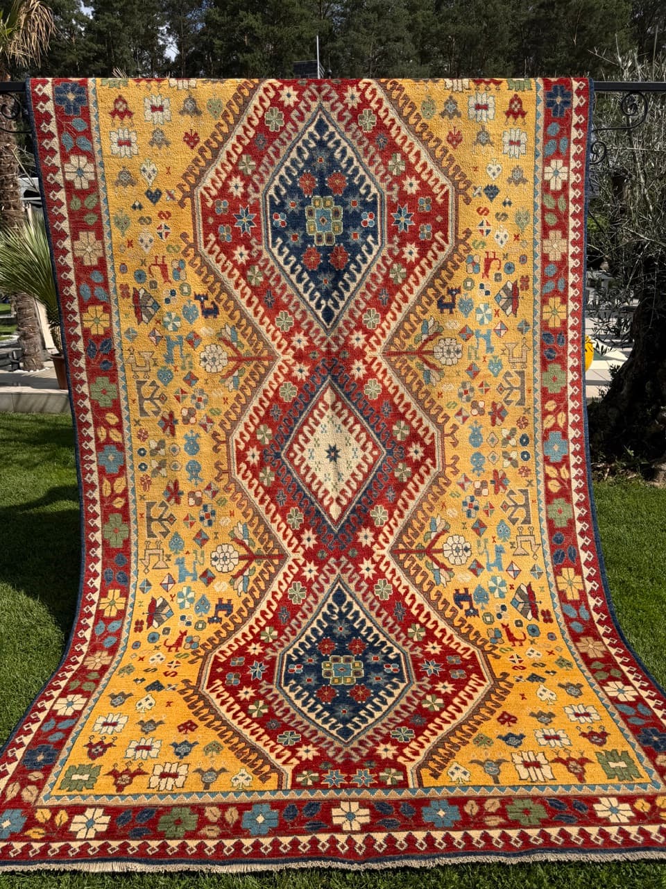 Rug Ziegler Kazak 300x200 cm, multicolor wool, Pakistan - 325134