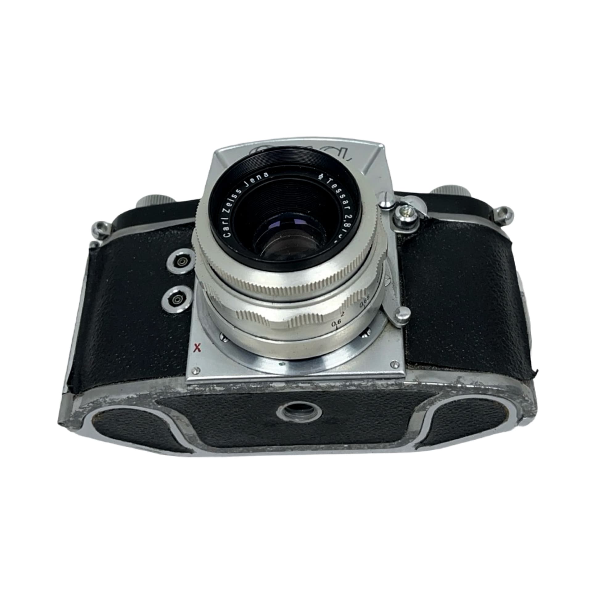 Camera Exa, silver black, metal leather, Germany, 1950s - 325363