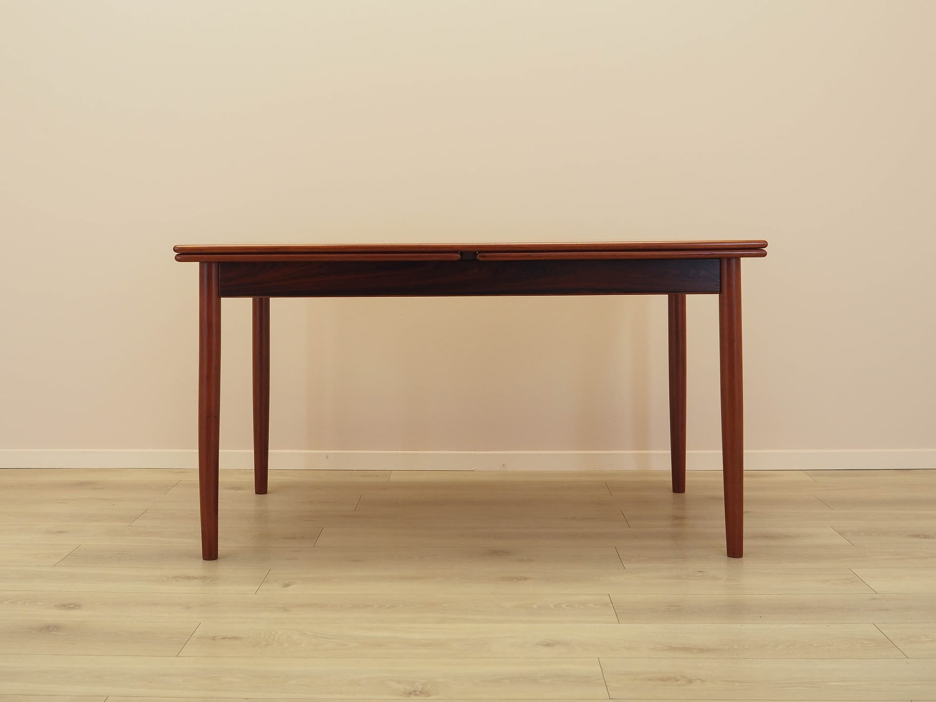 Stół jadalniany, palisander brązowy, drewno brązowy, Dania, lata 70. - 325583