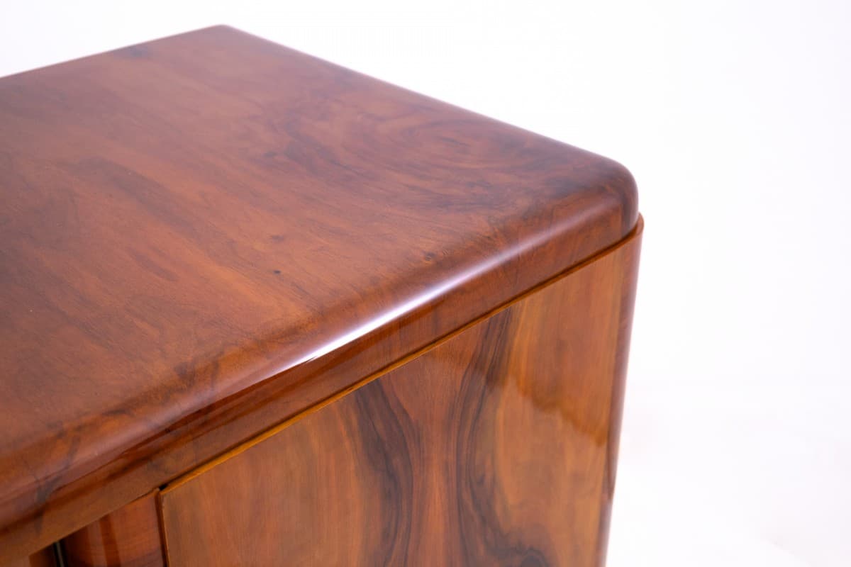 Sideboard Art Deco, brown, wood, Poland, 1940s. - 325630