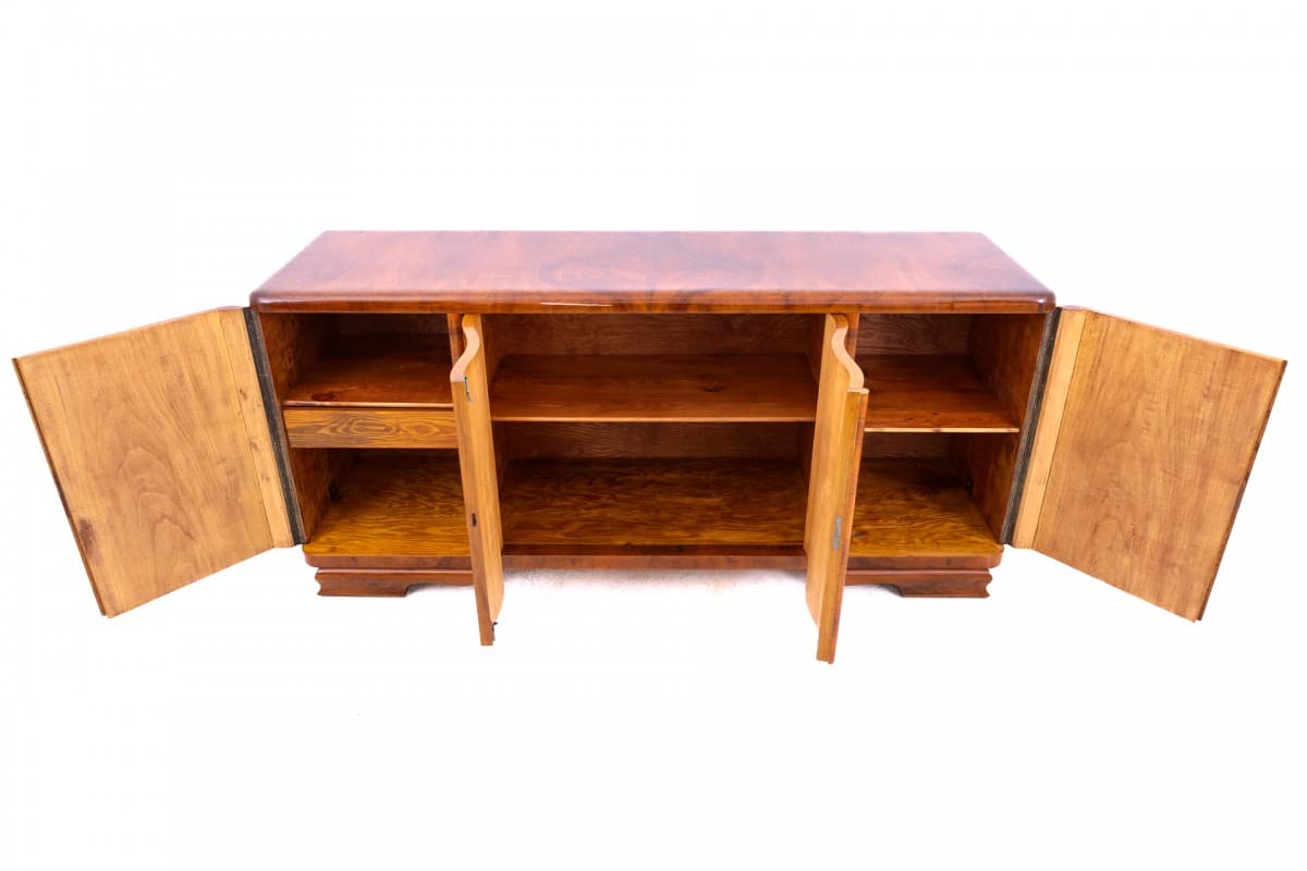 Sideboard Art Deco, brown, wood, Poland, 1940s. - 325625