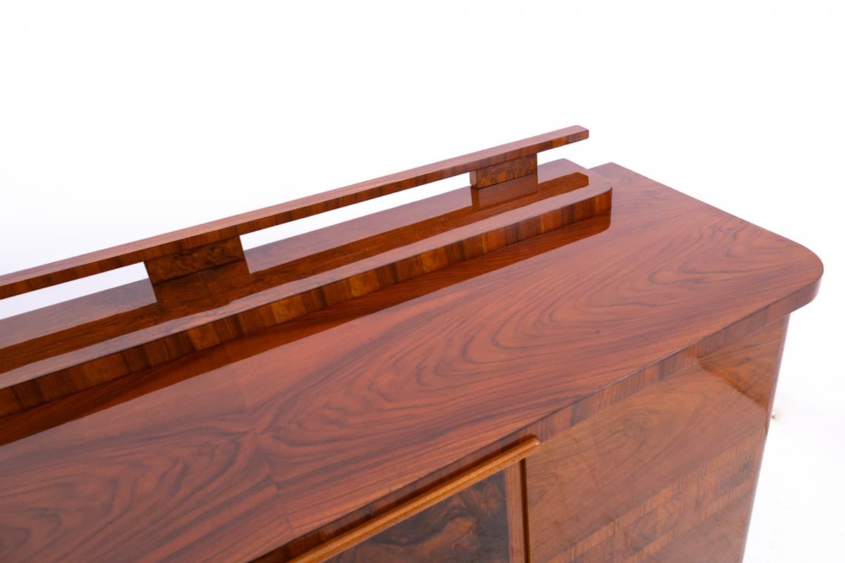 Sideboard Art Deco, brown, walnut, Poland, 1920s. - 325652