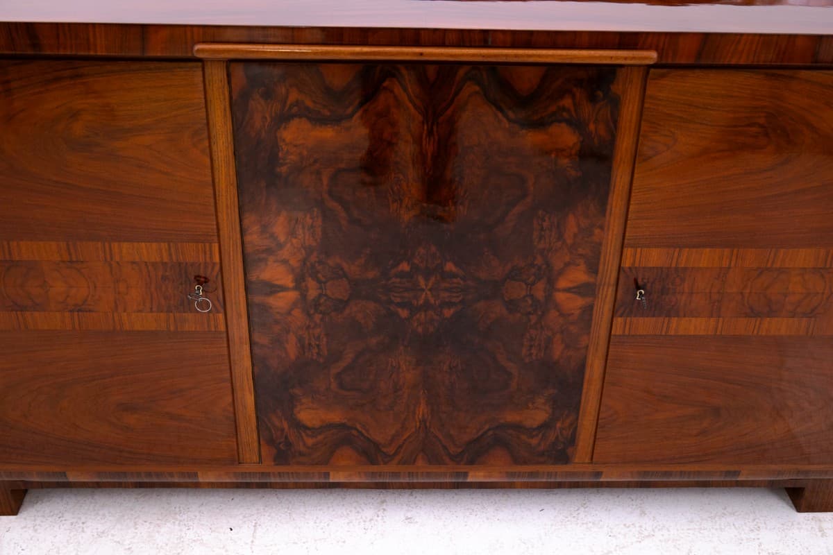 Sideboard Art Deco, brown, walnut, Poland, 1920s. - 325661