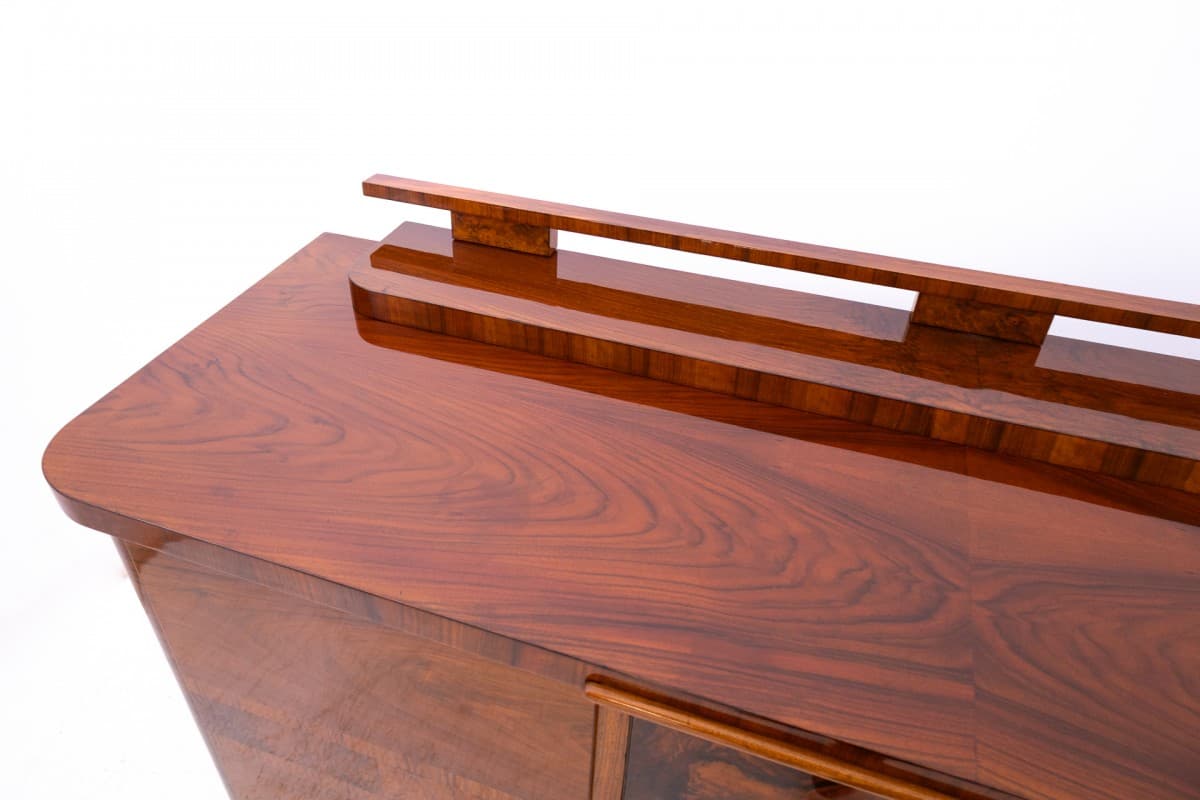 Sideboard Art Deco, brown, walnut, Poland, 1920s. - 325653