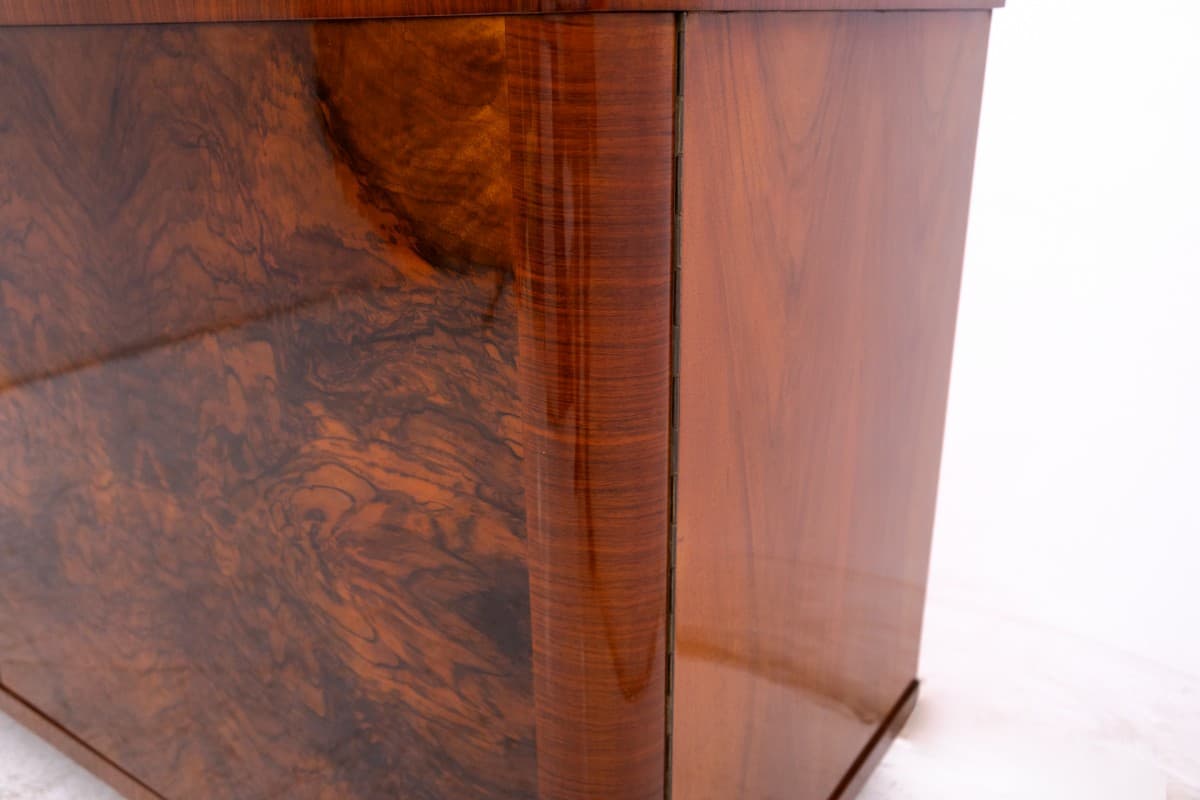 Sideboard Art Deco, walnut brown, Poland, 1930s. - 325673