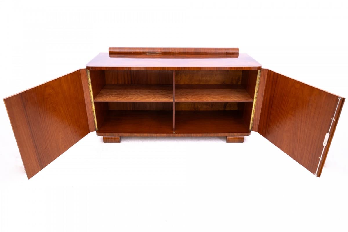 Sideboard Art Deco, walnut brown, Poland, 1930s. - 325668