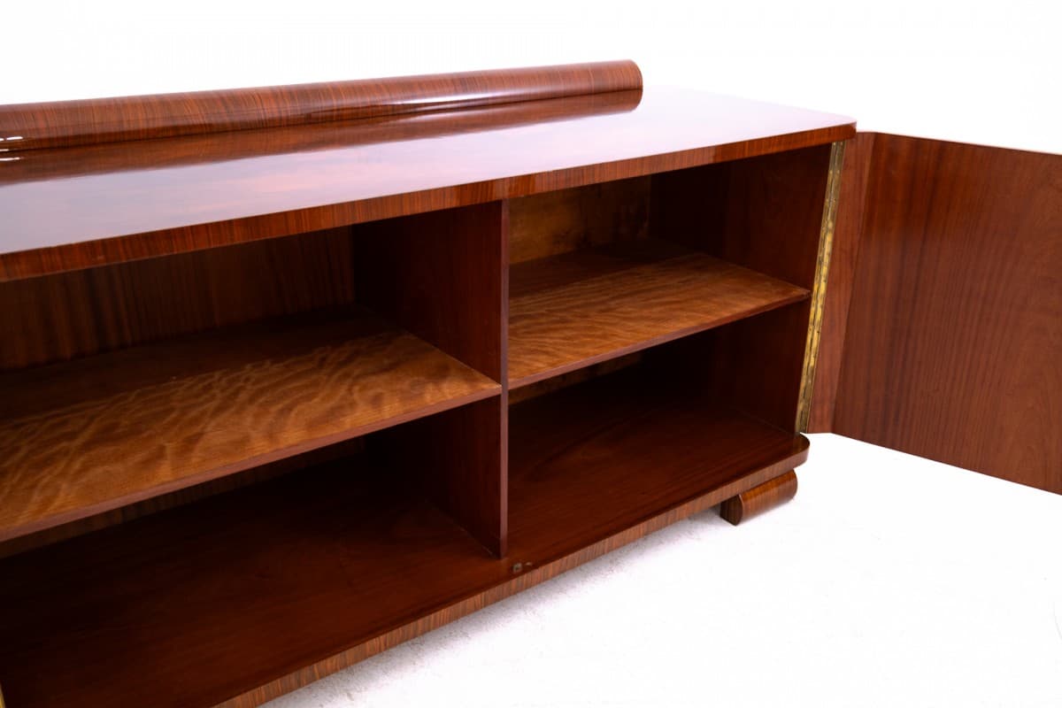 Sideboard Art Deco, walnut brown, Poland, 1930s. - 325669