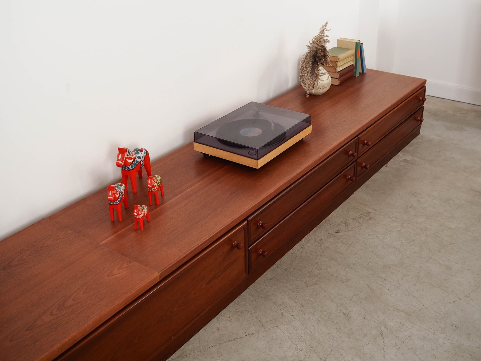 Lowboard, brown mahogany, Denmark, 1970s. - 325721