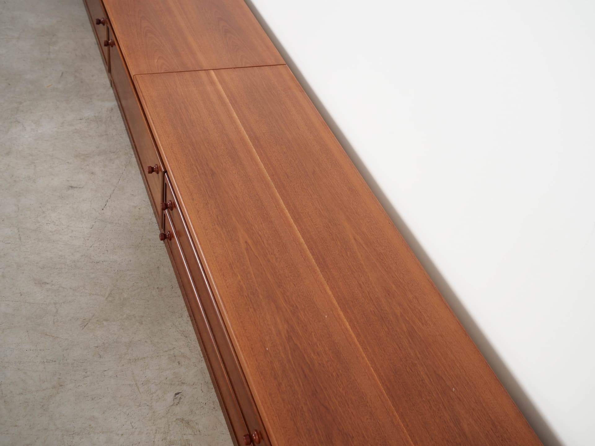 Lowboard, brown mahogany, Denmark, 1970s. - 325731