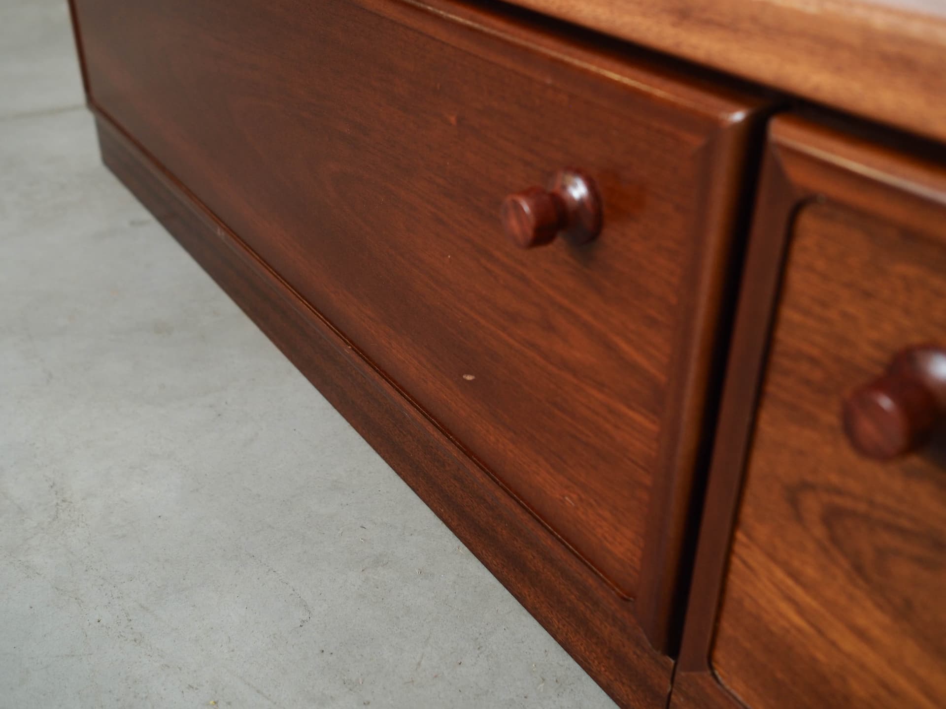 Lowboard, brown mahogany, Denmark, 1970s. - 325729
