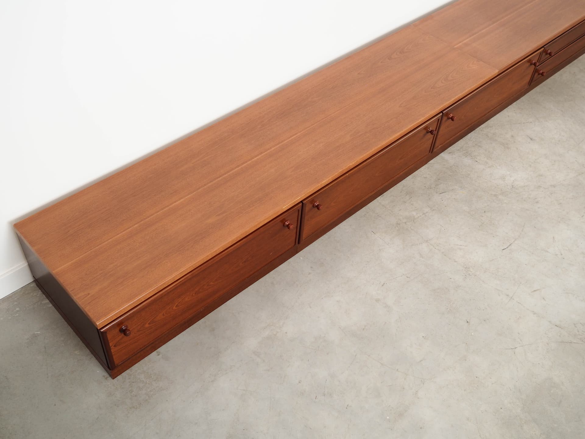 Lowboard, brown mahogany, Denmark, 1970s. - 325730