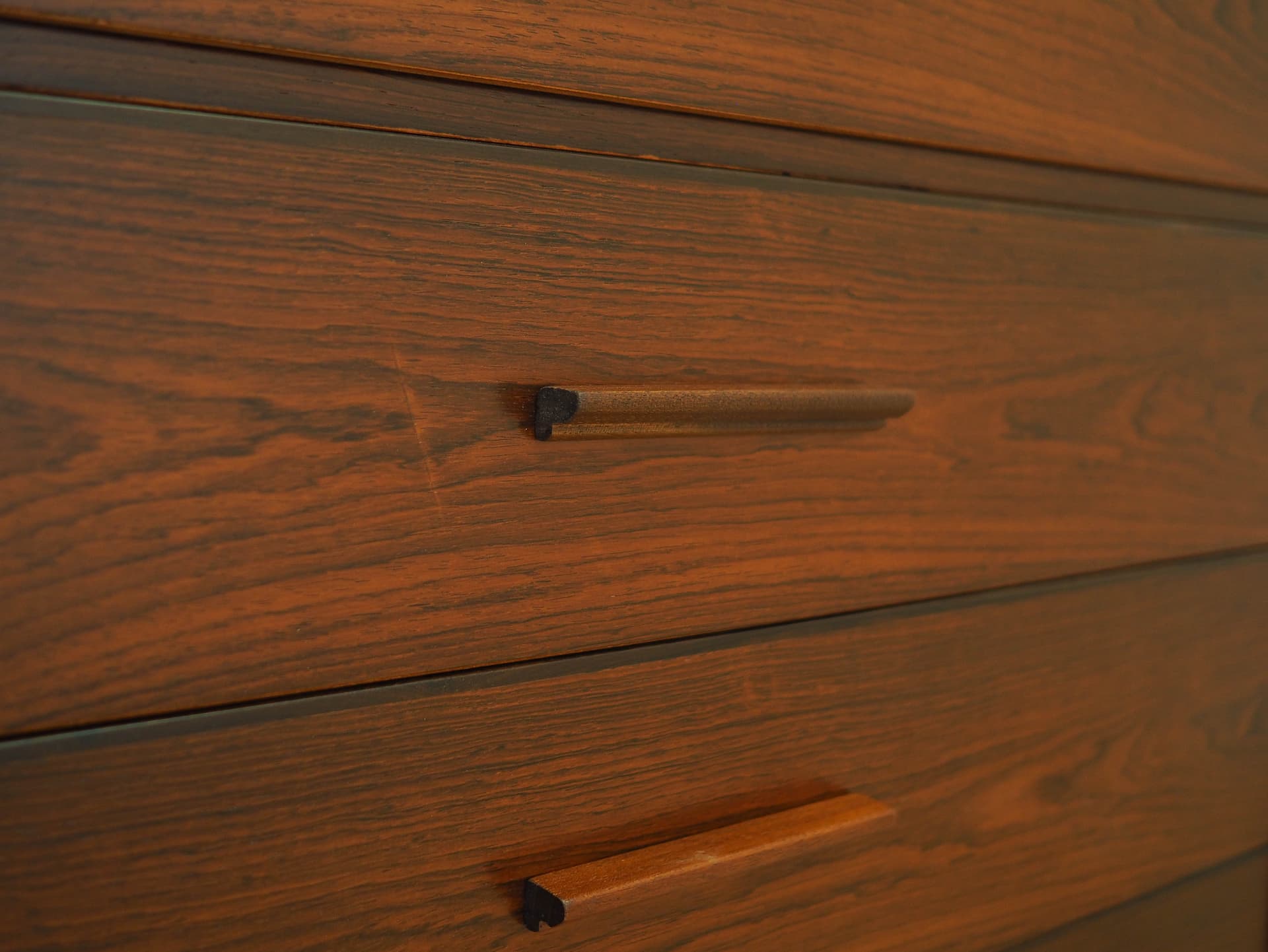 Sideboard, brown red rosewood, Denmark, 1970s. - 325998