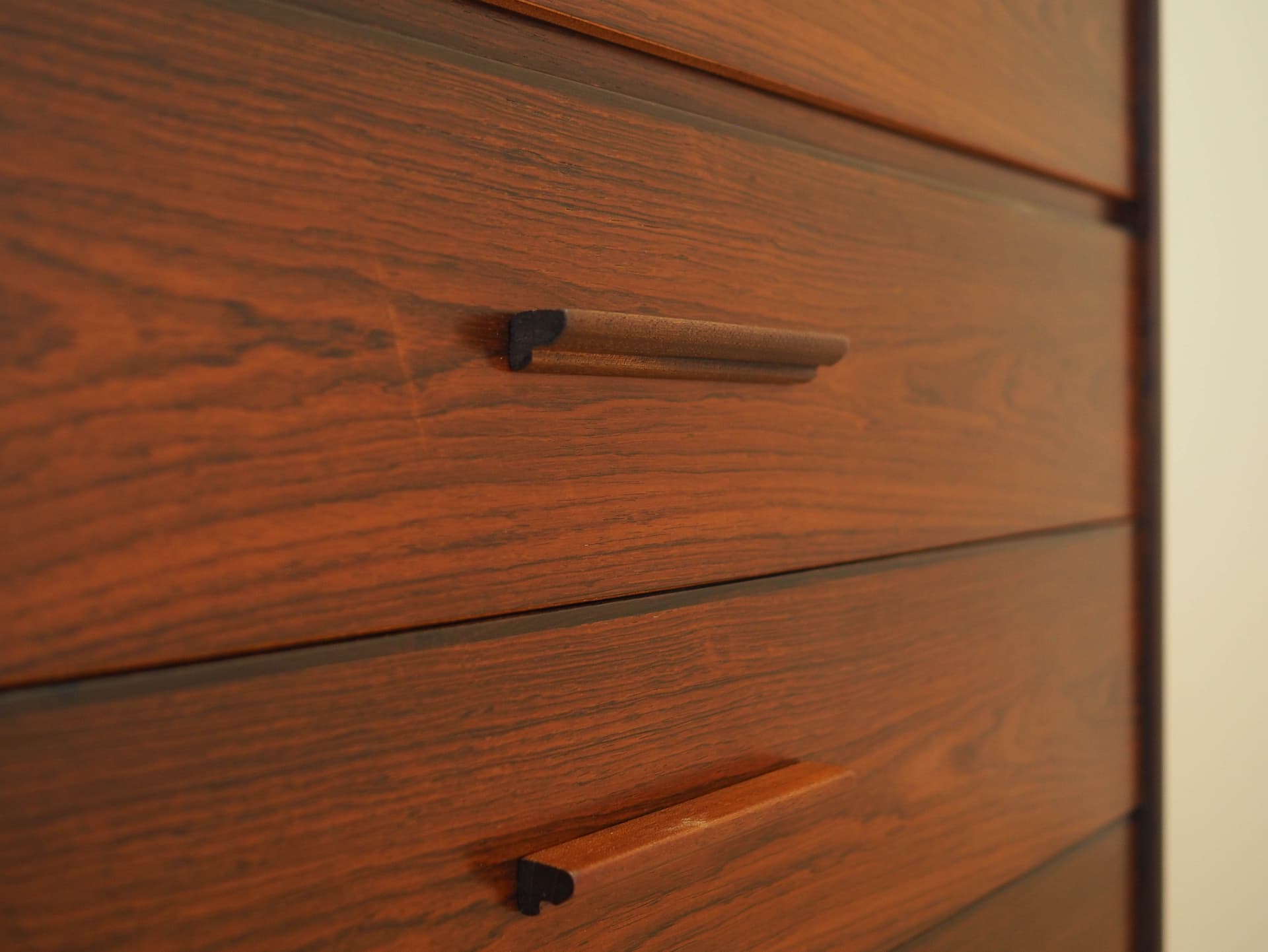 Sideboard, brown red rosewood, Denmark, 1970s. - 325996