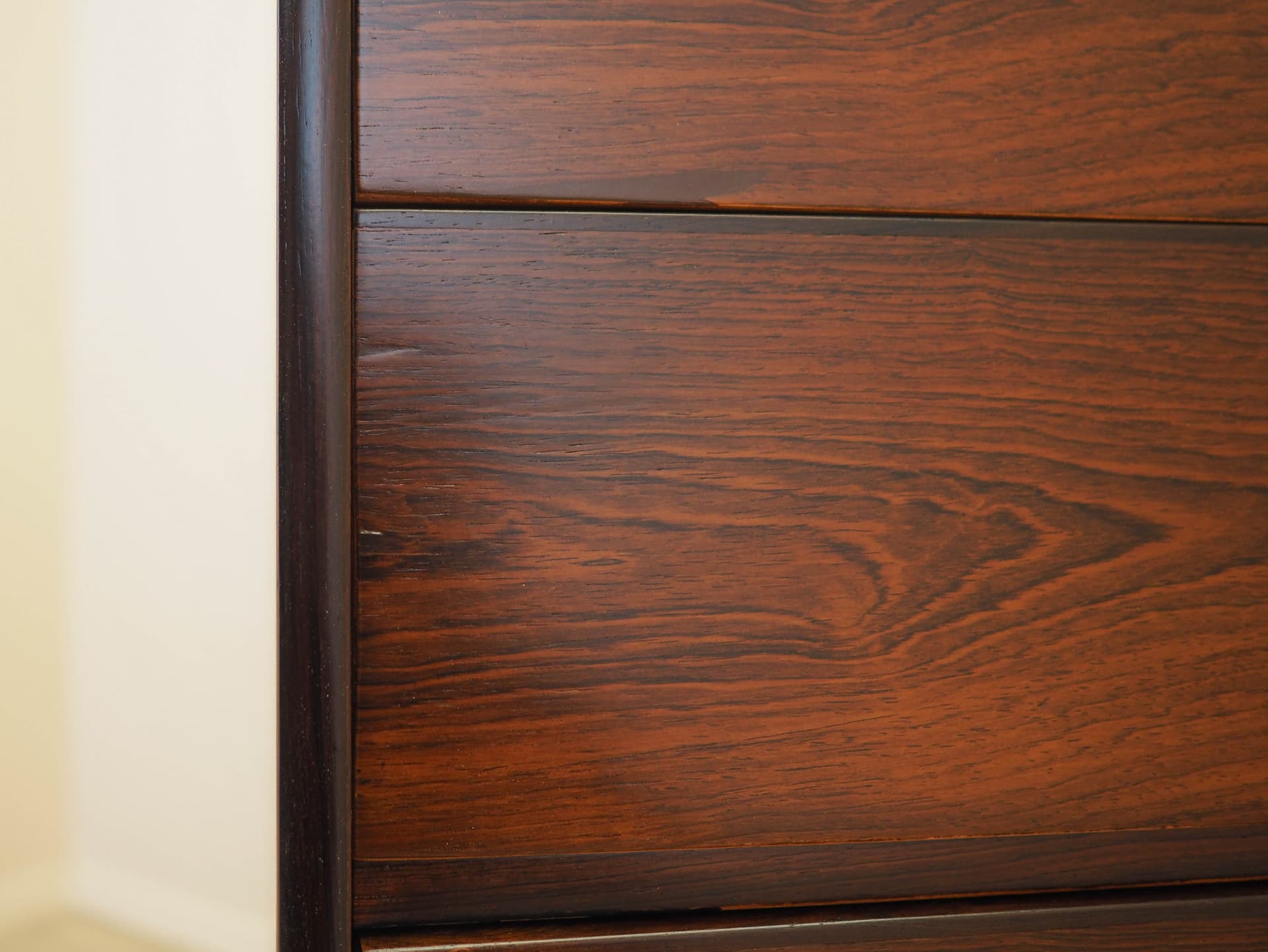 Sideboard, brown red rosewood, Denmark, 1970s. - 325999
