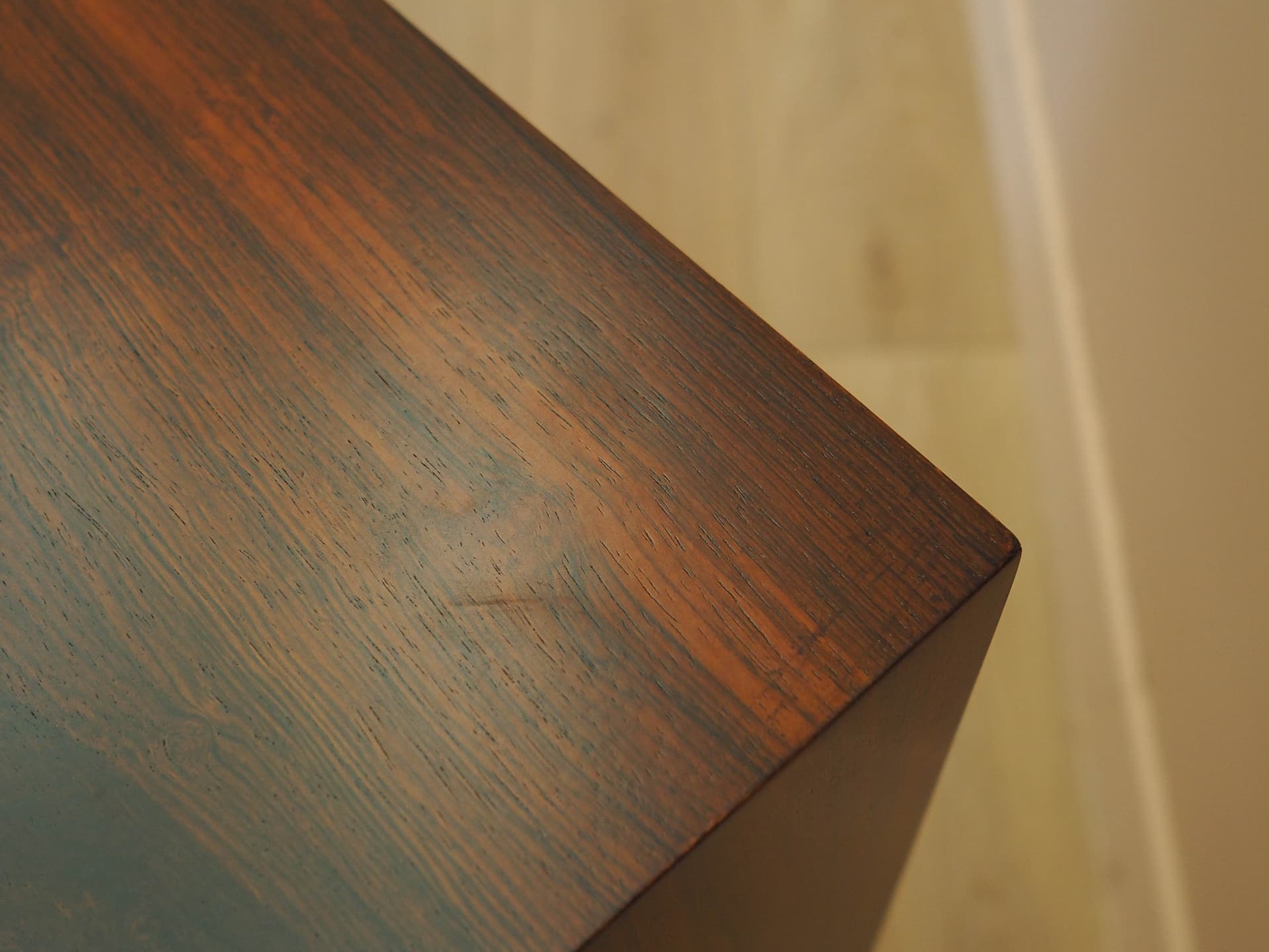 Cabinet, brown rosewood, black wood, Denmark, 1970s. - 326023