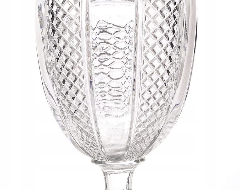 Glass bonbonniere, transparent, Ząbkowice Glassworks, Poland, early 20th c. - 326131