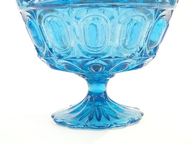 Bonbonniere, blue glass, Ząbkowice, Poland, early 20th c. - 326167