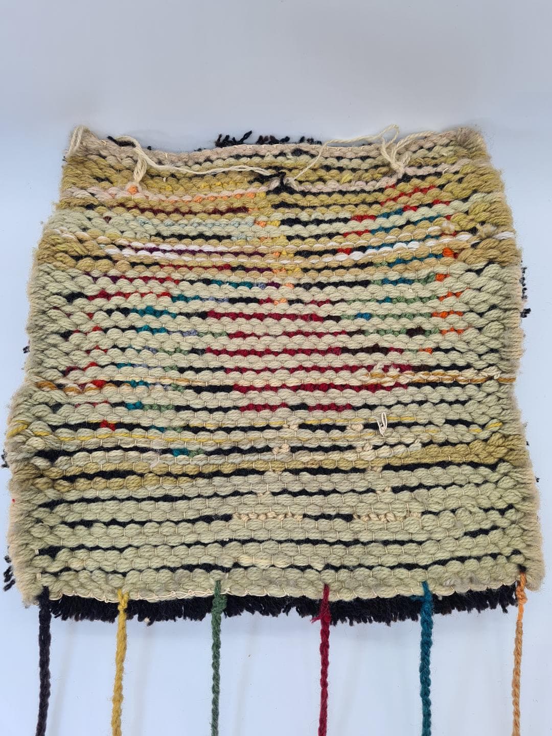 Rya Tapestry, black, wool, Scandinavia, 1970s - 326260